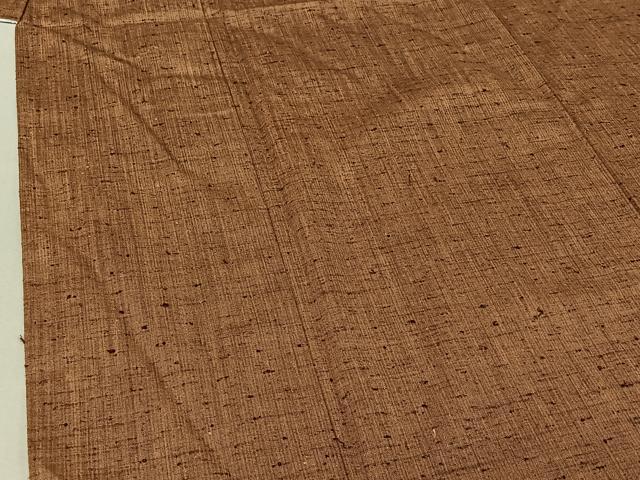 平和屋着物▽上質な紬　単衣　霞文　正絹　逸品　AABG0974jh_3