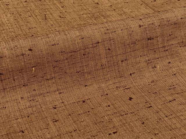 平和屋着物▽上質な紬　単衣　霞文　正絹　逸品　AABG0974jh_5