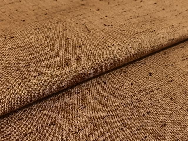 平和屋着物▽上質な紬　単衣　霞文　正絹　逸品　AABG0974jh_4