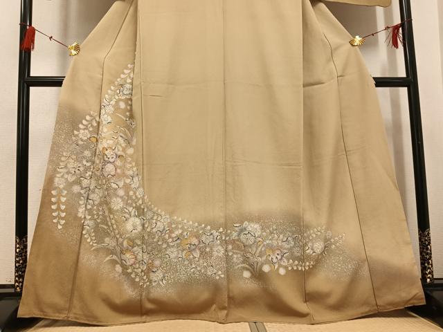 平和屋着物●訪問着　辻が花　暈し染め　金彩　正絹　逸品　AABG1042ph 平和屋着物○訪問着 辻が花 暈し染め 金彩 正絹 逸品 AABG1042phの通販