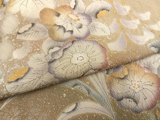 平和屋着物●訪問着　辻が花　暈し染め　金彩　正絹　逸品　AABG1042ph 平和屋着物○訪問着 辻が花 暈し染め 金彩 正絹 逸品 AABG1042phの通販