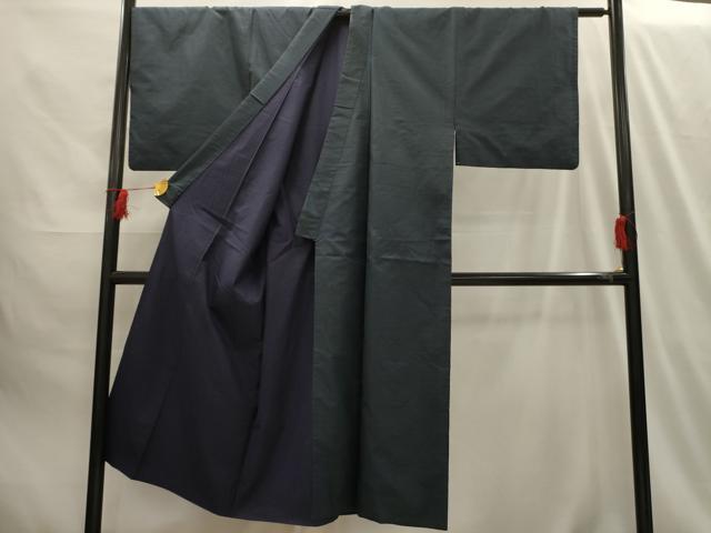 平和屋着物■男性　本場大島紬　アンサンブル　間道　正絹　逸品　AABG1563sx