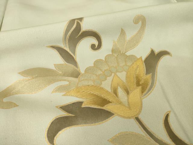 平和屋着物●ジャパンオートクチュール　渡辺雪三郎　訪問着　花唐草文　金彩　正絹　逸品　AABG2653ck_5