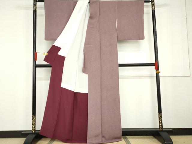 平和屋着物●江戸小紋　彫士：住田双光・染士：服部光擴　鮫小紋柄　正絹　逸品　AABG2719cs_2