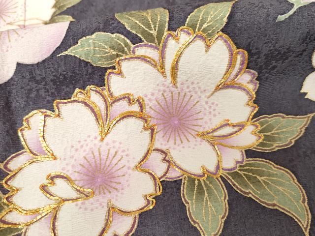 平和屋着物●豪華振袖　駒刺繍　花簪　暈し染め　金彩　正絹　逸品　AABG2763cs_6
