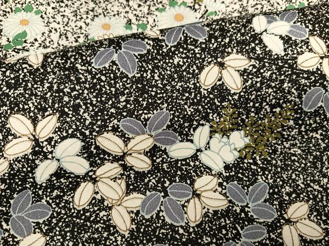 平和屋着物●訪問着　地紙枝花文　たたき染め　黒地　金彩　正絹　逸品　未使用　DABA4413az 平和屋着物○訪問着 枝花文 たたき染め さが美扱い 正絹 逸品 未使用