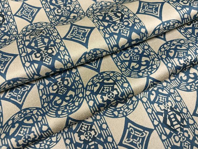 平和屋着物●爪掻き本綴れ　八寸名古屋帯　霞文　正絹　逸品　CABD0769hy 平和屋着物○爪掻き本綴れ 八寸名古屋帯 霞文 正絹 逸品 CABD0769hyの