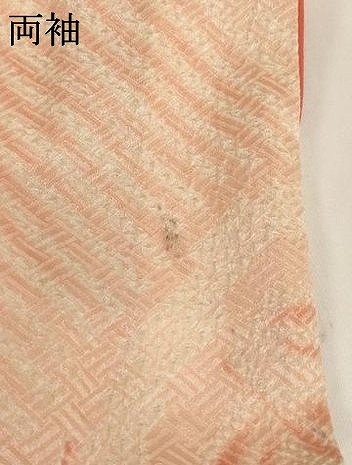 平和屋着物[]七五三　女の子　７歳　祝着　四つ身　総絞り　舞花文　正絹　逸品　AABG3217ja_6