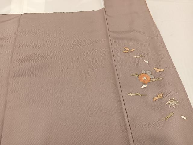 平和屋着物●訪問着　友禅　松竹梅　暈し染め　金彩　正絹　逸品　AABG3419ph_7