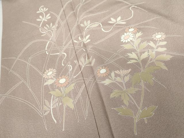 平和屋着物●訪問着　友禅　枝花文　金彩　正絹　逸品　AABG3556cs_4
