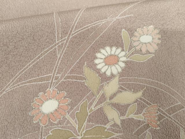平和屋着物●訪問着　友禅　枝花文　金彩　正絹　逸品　AABG3556cs_6