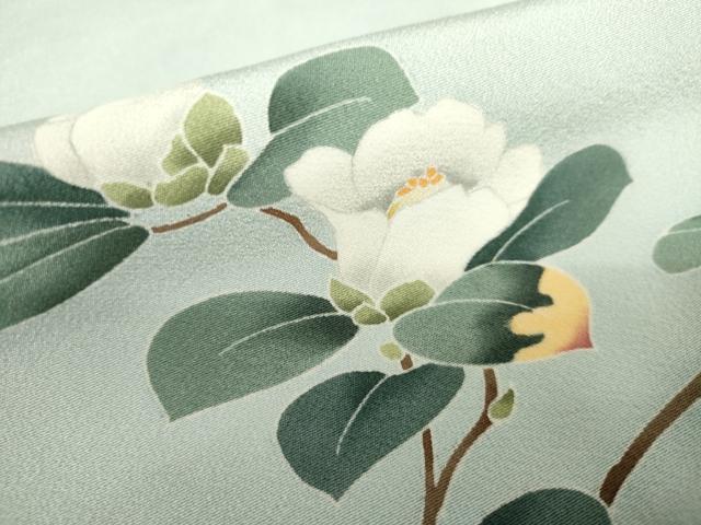 平和屋着物●訪問着　友禅　枝花文　正絹　逸品　AABG3623cs_6