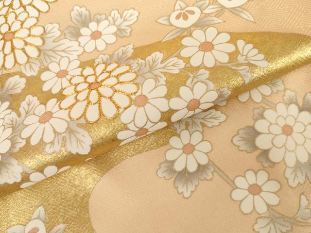 平和屋着物●訪問着　駒刺繍　枝花文　金彩　正絹　逸品　AABG3626cs_5