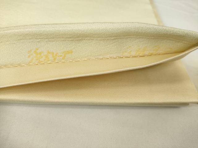 平和屋着物●樋熊哲也　訪問着　辻が花　絞り　手描き　訪問着・袋帯セット　夕日　浜ちりめん　反端付き　正絹　逸品　AABG3647ck_8
