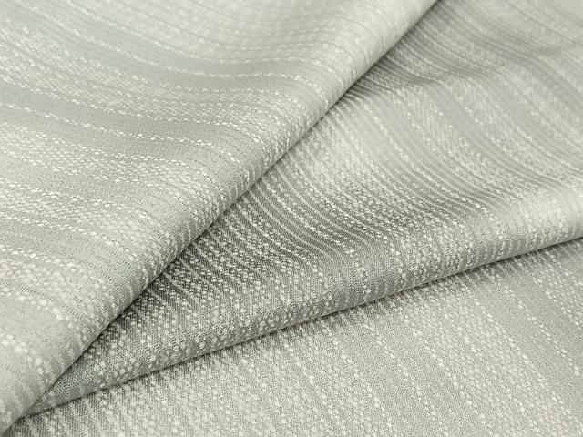 平和屋着物▽上質な小紋　単衣　縞　暈し染め　正絹　逸品　AABG3744jh