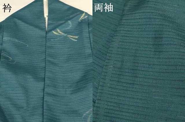 平和屋着物＊夏物　小紋　絽　勝虫　洗える着物　AABG3876jd_7