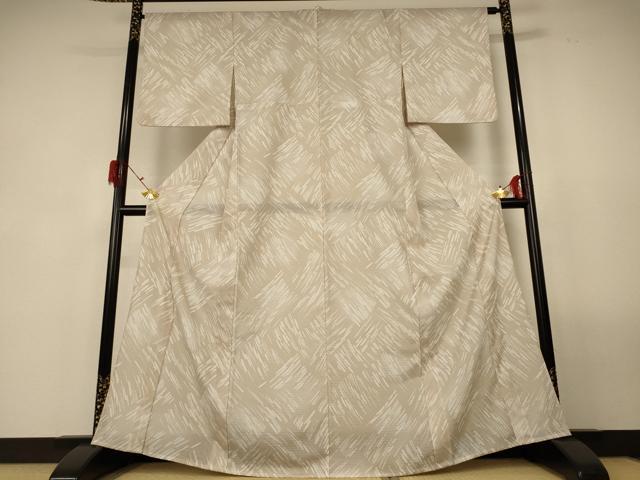 平和屋着物＊夏物　小紋　絽　霞文　暈し染め　洗える着物　AABG3888jd_1