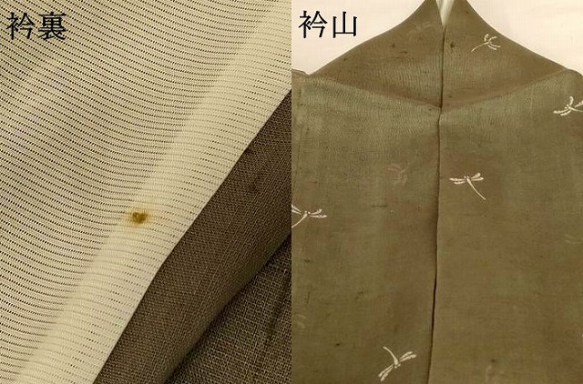 平和屋着物＊夏物　絹芭蕉　小紋　蜻蛉　正絹　逸品　AABG3923jd_7