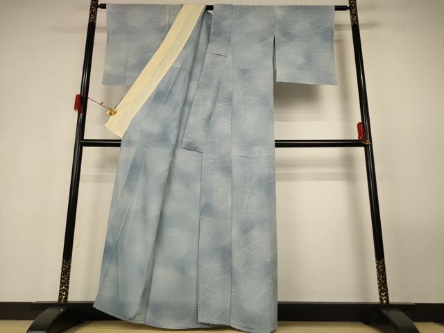 平和屋着物＊夏物 小紋 絽 立波文 正絹 逸品 AABG3972jdの通販はau PAY