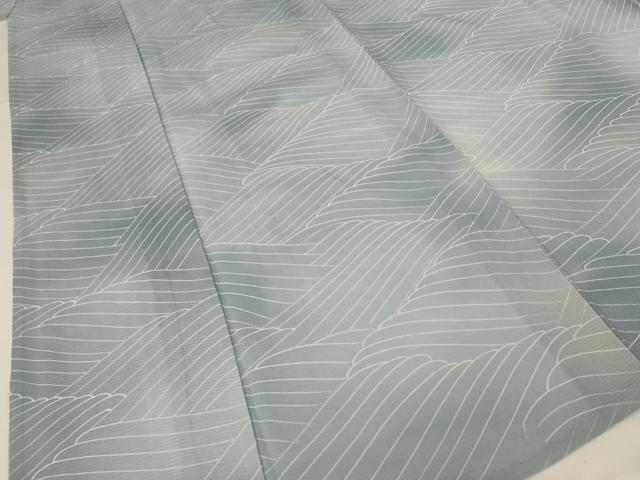 平和屋着物＊夏物 小紋 絽 立波文 正絹 逸品 AABG3972jdの通販はau PAY