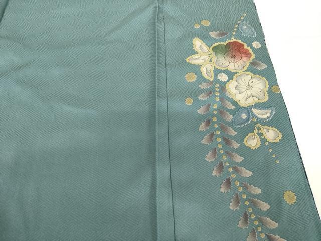 平和屋着物●訪問着　作家物　辻が花　舞花文　暈し染め　正絹　逸品　AABG4020ck_7