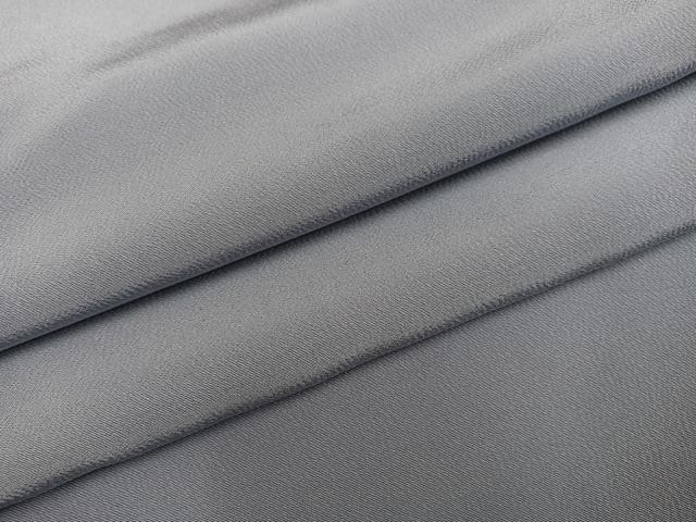 平和屋着物●上質な色無地　桔梗鼠色　正絹　逸品　AABG4125ph