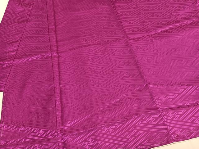 平和屋着物○小振袖 二尺袖 亀甲花丸文 金彩 洗える着物 未使用