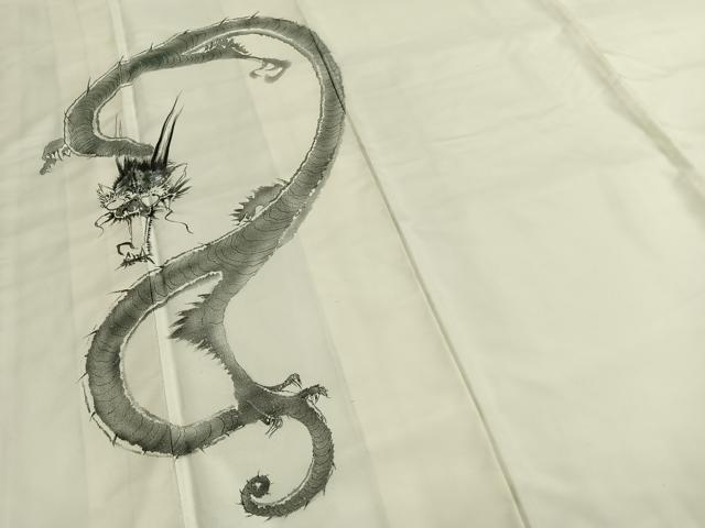 平和屋着物●訪問着　手描き　龍　やまと誂製　正絹　逸品　AABG4520fy_3