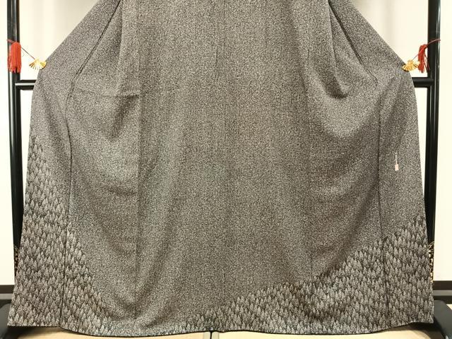 平和屋着物●二代目 川村久太郎　訪問着　樹林文　正絹　逸品　AABG4529fy_2