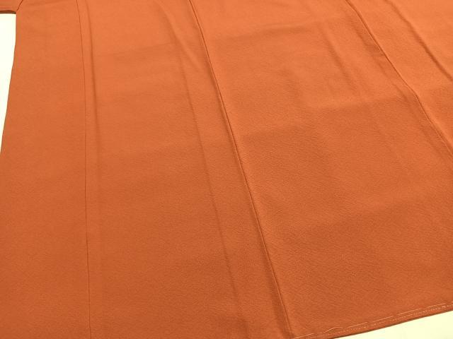 平和屋着物●上質な色無地　丹色　正絹　逸品　未使用　AABG4595fy_3