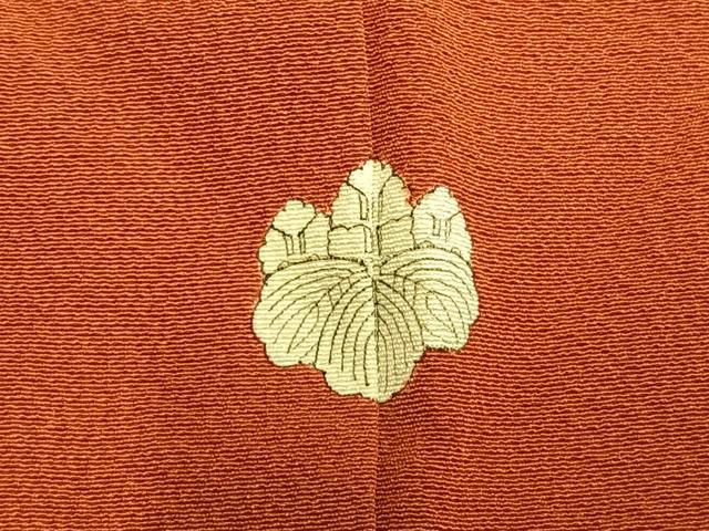 平和屋着物●上質な色無地　丹色　正絹　逸品　未使用　AABG4595fy_6