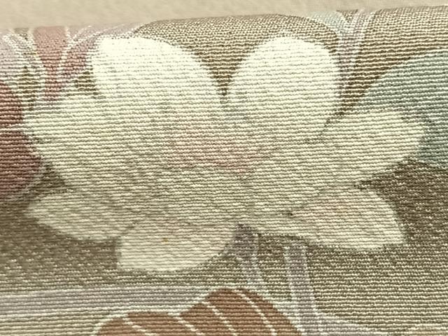 平和屋着物●訪問着　友禅　作家物　枝花文　暈し染め　正絹　逸品　AABG4763fy