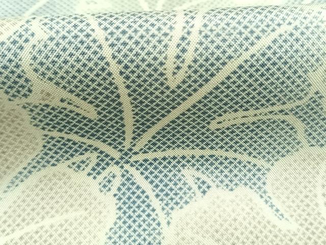 平和屋着物●本場大島紬　染大島　葉尽くし　正絹　逸品　AABG4772fy_5