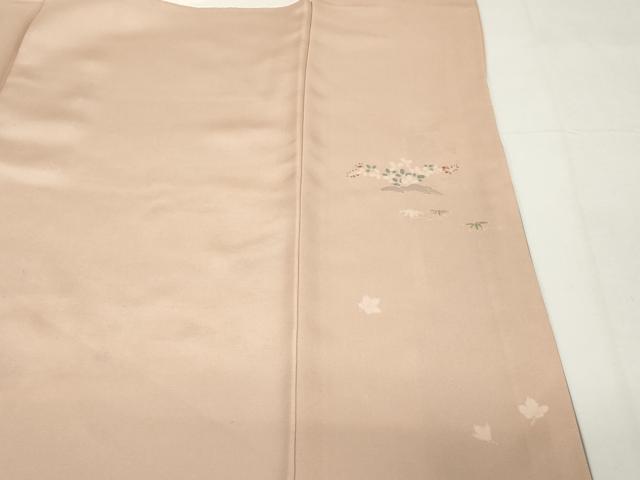 平和屋着物●訪問着　友禅　流水風景文　暈し染め　金彩　正絹　逸品　AABG4932ck_7