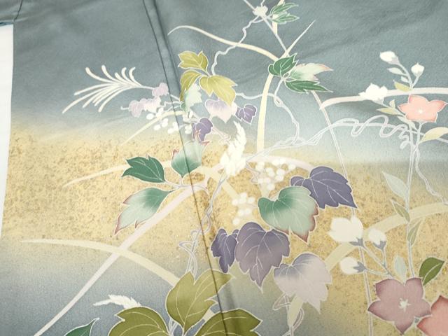 平和屋着物●訪問着　螺鈿　蔦の葉草花文　暈し染め　金銀彩　正絹　逸品　DABC2164ud 2026年最新】Yahoo!オークション -平和屋 着物訪問着の中古品・新品