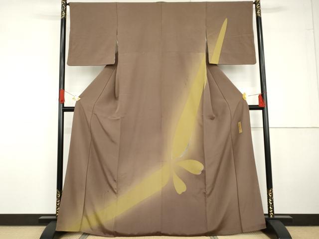 平和屋着物○世界的人形師 辻村寿三郎 ジュサブロー 訪問着 舞蝶文 暈