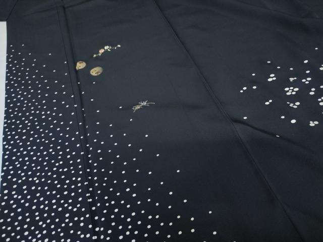 平和屋着物●訪問着　刺繍　枝花丸文　金糸　金銀彩　正絹　逸品　AABG5368cs_4