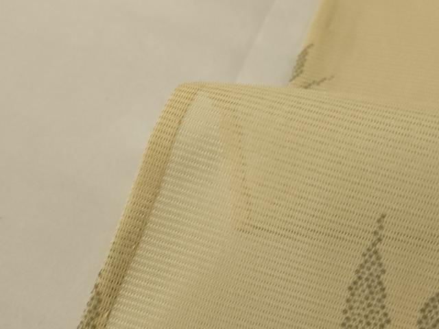 平和屋着物＊夏物　小紋　絽　枝葉文　正絹　逸品　AABG5461jd_6