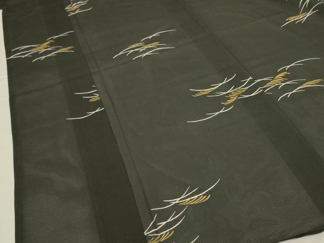 平和屋着物＊夏物　銀座　志ま亀　小紋　絽　ススキ　たとう紙付き　正絹　逸品　AABG5512jd 楽天市場】平和屋本店□極上 銀座 志ま亀 小紋 花並べ たとう紙付き