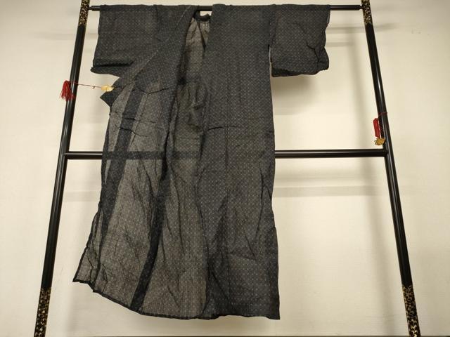 平和屋着物＊夏物　重要無形文化財　本場宮古上布　絣柄　苧麻　逸品　AABG5565jd_2