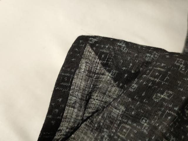 平和屋着物＊夏物　重要無形文化財　本場宮古上布　絣柄　苧麻　逸品　AABG5565jd_6