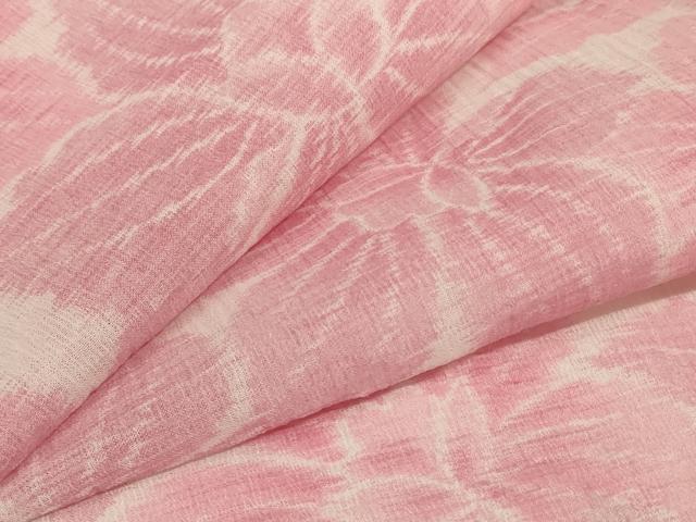 平和屋着物＊夏物　小紋　紗　花づくし　AABG5571jd 18,980円