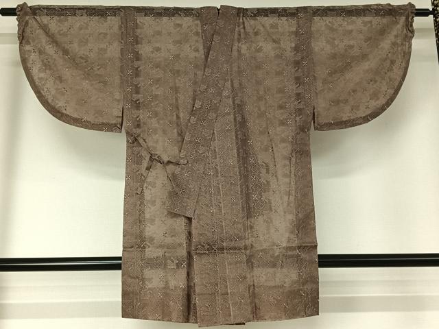 平和屋着物▽道中着　スリーシーズン　春夏秋　塵除け　オーガンジー　有栖川文様　正絹　逸品　AABG5651jh 平和屋着物▽道中着 スリーシーズン 春夏秋 塵除け オーガンジー