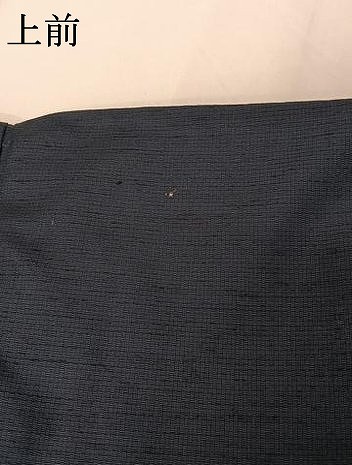 平和屋着物▽男性　紬　単衣　アンサンブル　格子　正絹　逸品　AABG5659jh_7
