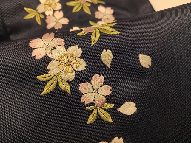 平和屋着物●女性　行灯袴　舞桜文　洗える着物　未使用　AABG5726ph_6