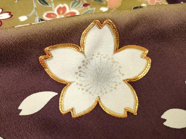 平和屋着物●豪華振袖　駒刺繍　市松花蝶文　暈し染め　金彩　ロング丈　正絹　逸品　AABG5812ck_5