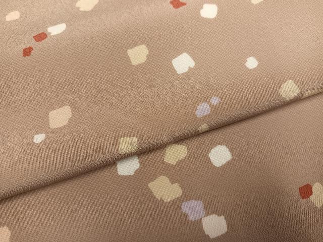 平和屋着物●洗える最高級着物　＜英＞はなぶさ謹製　小紋　箔散らし　洗える着物　AABG6516ph_4