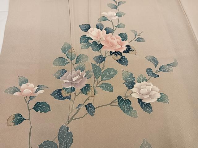 平和屋着物●訪問着　友禅　枝花文　正絹　逸品　AABG6555ph_3