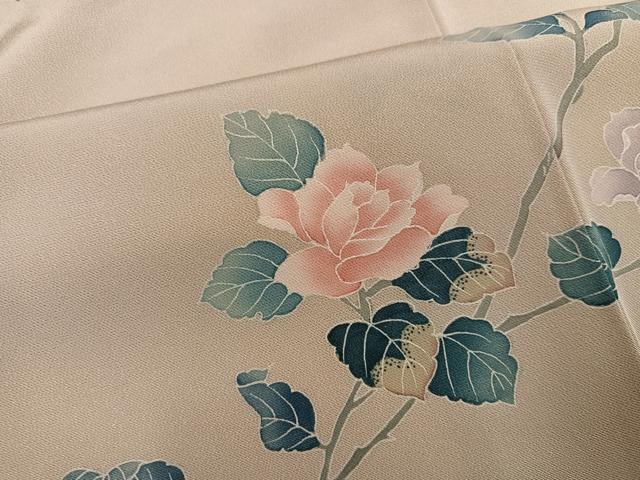 平和屋着物●訪問着　友禅　枝花文　正絹　逸品　AABG6555ph_5
