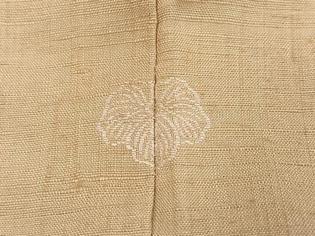 平和屋着物●訪問着　友禅　紬地　草花文　金彩　正絹　逸品　AABG7138ph_6